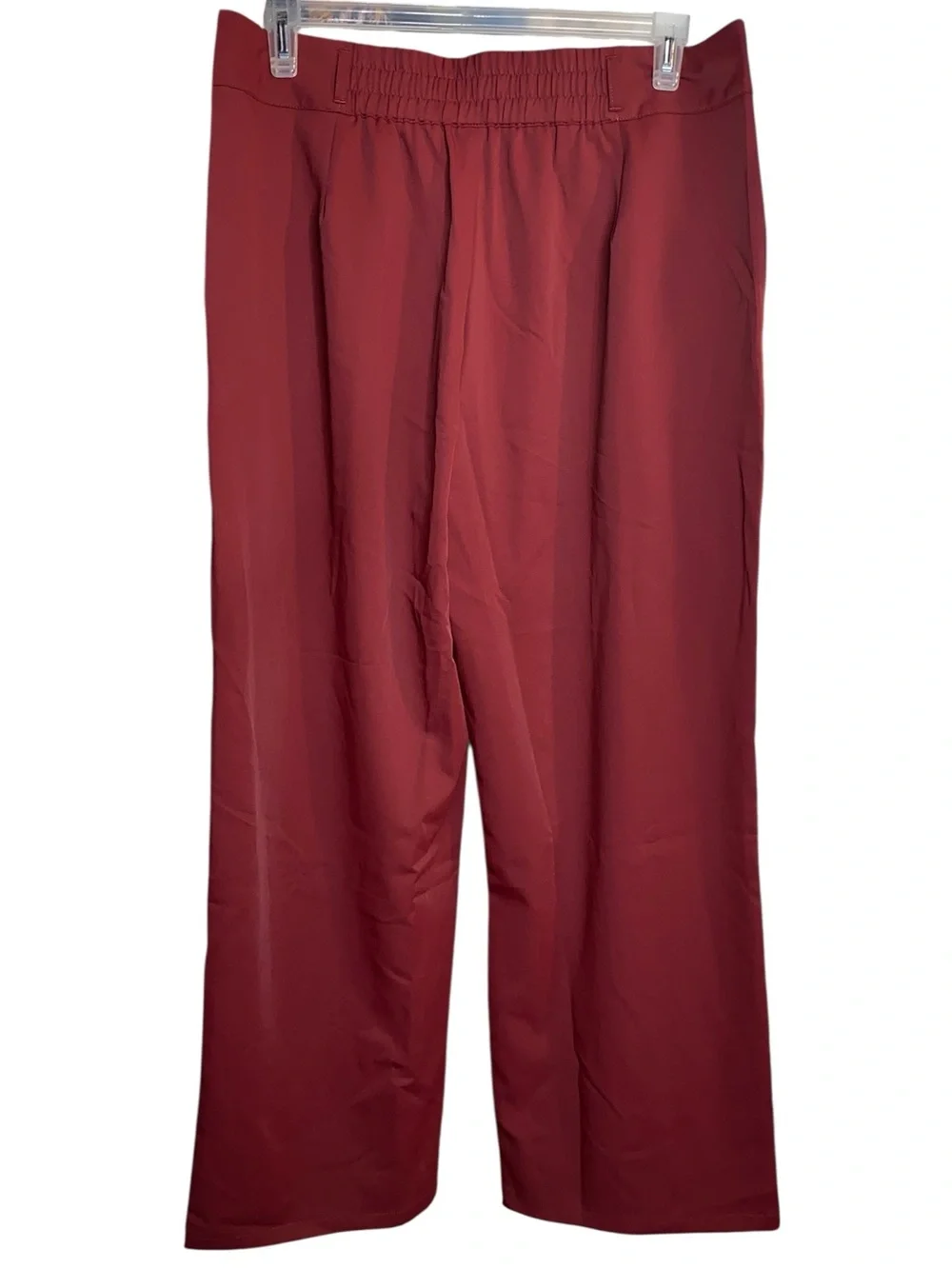Halara Red High Waisted Straight Leg Pants, Size XL